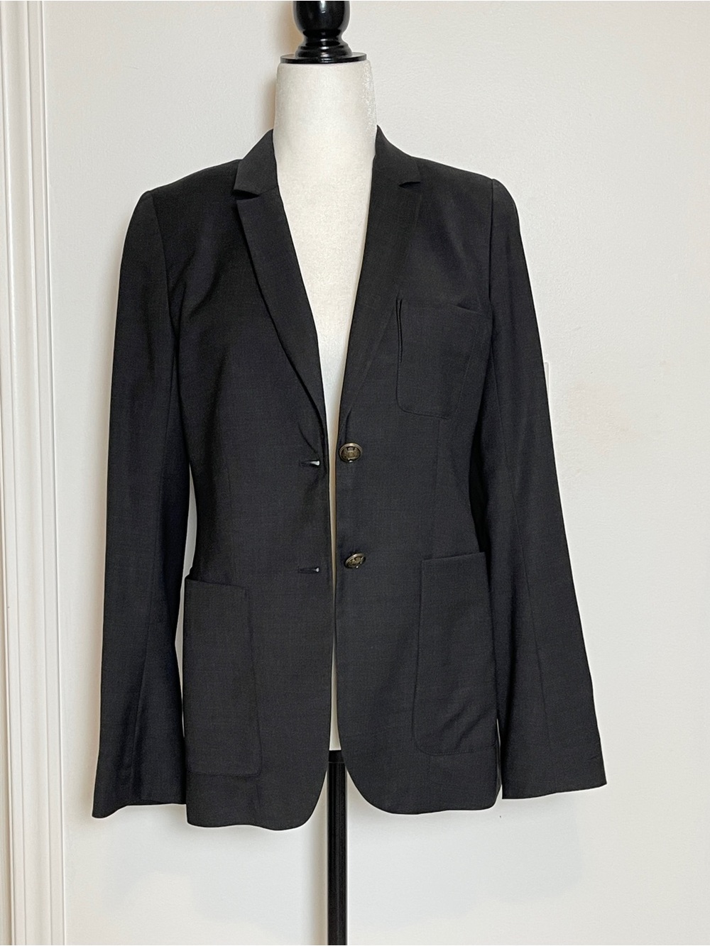 Talula Dark Grey Fitted Blazer size 6